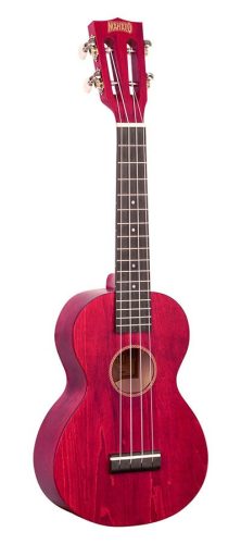 ML2CR Mahalo Island Series concert ukulele, cherry red, with bag