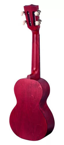 Mahalo ML2CR Island Series – Ukulele concert, Cherry Red, corp tei curbat, corzi Aquila, cu husă