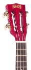 ML2CR Mahalo Island Series concert ukulele, cherry red, with bag