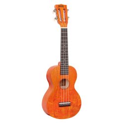   Mahalo ML2OS Island Series – Konzert-Ukulele, Orange Sunset, Lindenkorpus mit gewölbtem Rücken, Aquila Saiten, mit Tasche