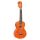 ML2OS Mahalo Island Series concert ukulele, orange sunset, with bag