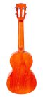 ML2OS Mahalo Island Series concert ukulele, orange sunset, with bag