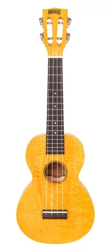 Mahalo ML2SF Island Series – Ukulele concert, Sun Flower, corp tei curbat, corzi Aquila, cu husă