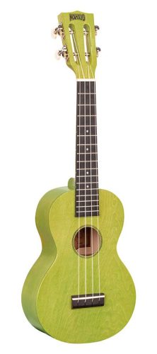 ML2SG Mahalo Island Series concert ukulele, sea green, with bag