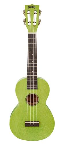 Mahalo ML2SG Island Series – Ukulele concert, Sea Green, corp tei arcuit, corzi Aquila, cu husă