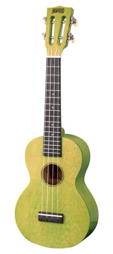 Mahalo ML2SG Island Series – Ukulele concert, Sea Green, corp tei arcuit, corzi Aquila, cu husă