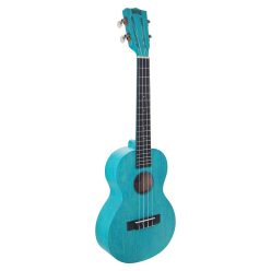   ML3AB Mahalo Island Series tenor ukulele, aqua blue, with bag