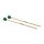 MM-10 Hayman  marimba mallets, 400 mm. maple handle, pair, 36 mm. medium hard head, green