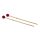 MM-12 Hayman  marimba mallets, 380 mm. maple handle, pair, 33 mm. hard head, red