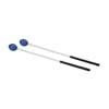 MM-20 Hayman  marimba mallets, 370 mm. plastic handle, pair, 36 mm. medium head, blue