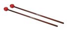 MM-3 Hayman  marimba mallets, 406 mm. rattan handle, pair, 32 mm. medium hard head, red