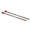 MM-3 Hayman  marimba mallets, 406 mm. rattan handle, pair, 32 mm. medium hard head, red