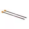 MM-4 Hayman  marimba mallets, 406 mm. rattan handle, pair, 34 mm. medium head, yellow