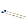 MM-7 Hayman  marimba mallets, 400 mm. maple handle, pair, 34 mm. medium soft head, blue