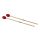 MM-8 Hayman  marimba mallets, 400 mm. maple handle, pair, 36 mm. medium head, red