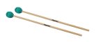 MM-9 Hayman  marimba mallets, 400 mm. maple handle, pair, 36 mm. soft head, turquoise