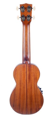 MM1E Mahalo Master Series all solid soprano ukulele, with MEQ2 9v preamp, natural, with bag