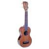 MM1E Mahalo Master Series all solid soprano ukulele, with MEQ2 9v preamp, natural, with bag