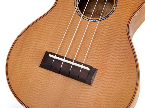 Mahalo MM2 Master Series Konzert-Ukulele aus Vollmassivem Holz, Natur, mit Tasche