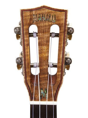 Mahalo MM2 Master Series Konzert-Ukulele aus Vollmassivem Holz, Natur, mit Tasche