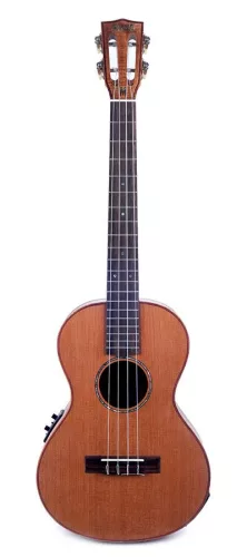 MM4E Mahalo Master Series all solid baritone ukulele, with MEQ2 9v preamp, natural, with bag