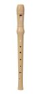 MNL-206 Meinel  soprano recorder, key: C, German system, maple, natural, 2-piece, double tone hole