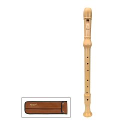   MNL-320 Meinel  alto recorder, key: F, German system, maple, natural, 3-piece, without key