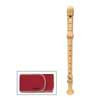 MNL-330 Meinel  alto recorder, key: F, German system, maple, natural, 3-piece, with key