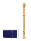 MNL-331 Meinel  alto recorder, key: F, Baroque system, maple, natural, 3-piece, with key