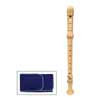 MNL-331 Meinel  alto recorder, key: F, Baroque system, maple, natural, 3-piece, with key