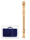 MNL-430 Meinel  tenor recorder, key: C, maple, natural, 3-piece, with key, German system