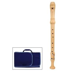   MNL-430 Meinel  tenor recorder, key: C, maple, natural, 3-piece, with key, German system