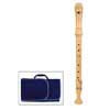 MNL-430 Meinel  tenor recorder, key: C, maple, natural, 3-piece, with key, German system