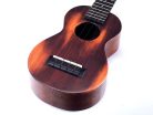 MO1 Mahalo Historic Series all solid soprano ukulele, historic brown, with heavy duty bag