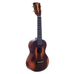   MO2 Mahalo Historic Series all solid concert ukulele, historic brown, with heavy duty bag