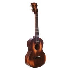   MO3 Mahalo Historic Series all solid tenor ukulele, historic brown, with heavy duty bag