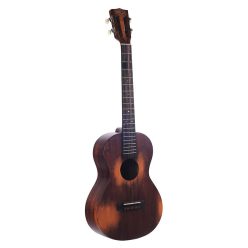   MO4 Mahalo Historic Series all solid baritone ukulele, historic brown, with heavy duty bag