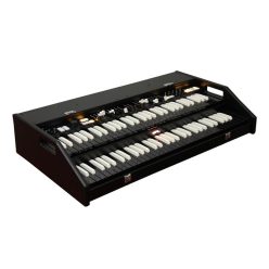   MOJO-SC-LTD Crumar  virtual tonewheel organ MOJO SUITCASE, 2x 61 keys, 9+2+9 drawbars - LIMITED black edition