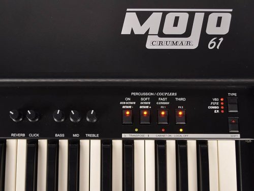 MOJO61 Crumar  virtual tonewheel organ MOJO61, 61 keys, 9 drawbars, Gsi VB3.2