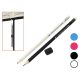MP-06-WH Artino  set of pencils with eraser, black and white, 2B, includes one removable white magnet