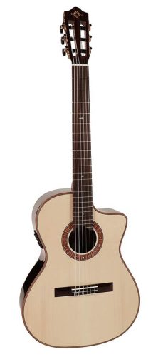 MP14 RW/STF Martinez Crossover Series classic guitar, solid spruce top, rosewood b&s, rosewood fb, Martinez STF pickup,  14 fret