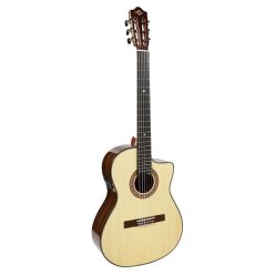   MP14 SR/STF Martinez Crossover Series classic guitar, solid spruce top, santos b&s, ebony fb, Martinez STF pickup, 14 fret