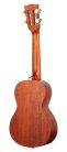 MP2BK Mahalo Pearl Series solid top concert ukulele, black, with bag