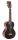 MP2EBK Mahalo Pearl Series solid top concert ukulele, with MEQ2 9v preamp, black, with bag