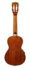 MP2EBK Mahalo Pearl Series solid top concert ukulele, with MEQ2 9v preamp, black, with bag