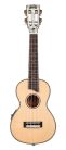 MP2E Mahalo Pearl Series solid top concert ukulele, with MEQ2 9v preamp, natural, with bag