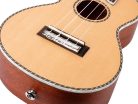 MP2E Mahalo Pearl Series solid top concert ukulele, with MEQ2 9v preamp, natural, with bag