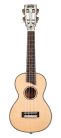 MP2 Mahalo Pearl Series solid top concert ukulele, natural, with bag