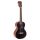 MP3BK Mahalo Pearl Series solid top tenor ukulele, black, with bag