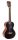 MP3BK Mahalo Pearl Series solid top tenor ukulele, black, with bag